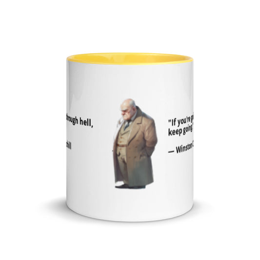Churchill Mug with Color Inside